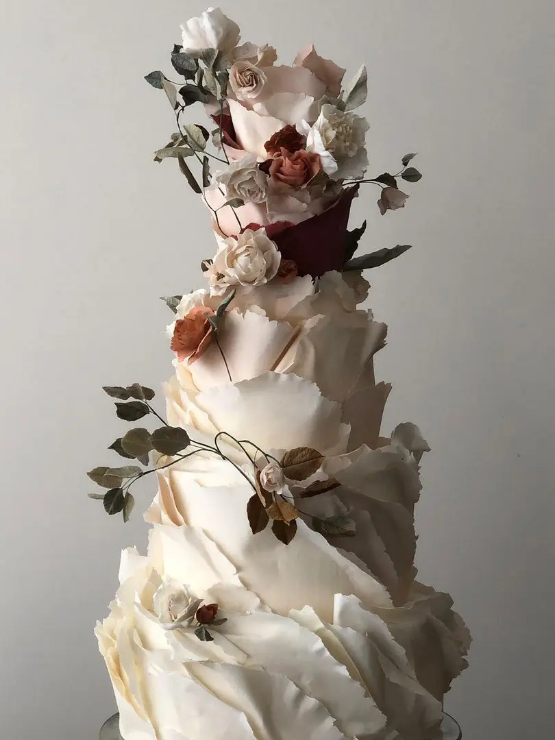 Tarta de Boda de Jasmine Rae Cakes en San Francisco: Arte Comestible de Clase Mundial